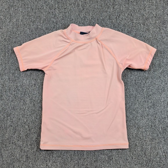 Kanu Surf Sporty Pink Short Sleeve Rash Guard Swim Shirt Size S 8 Sun Protection — photo 2